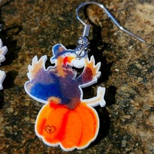 Turkey/pumpkin earrings